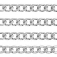 DQ Metal belcher chain curb links 11mm Antique silver